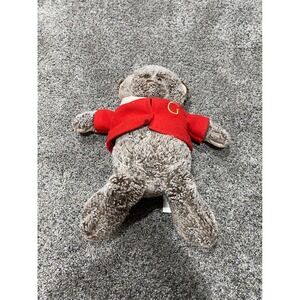 Godiva 2017 Collectible Teddy Bear Brown Plush Red Jacket Gold G Logo Special Ed